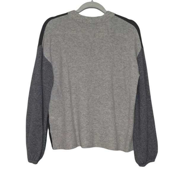 Madewell Colorblock Payton Pullover Sweater in Coziest Yarn Size Small - Picture 4 of 5